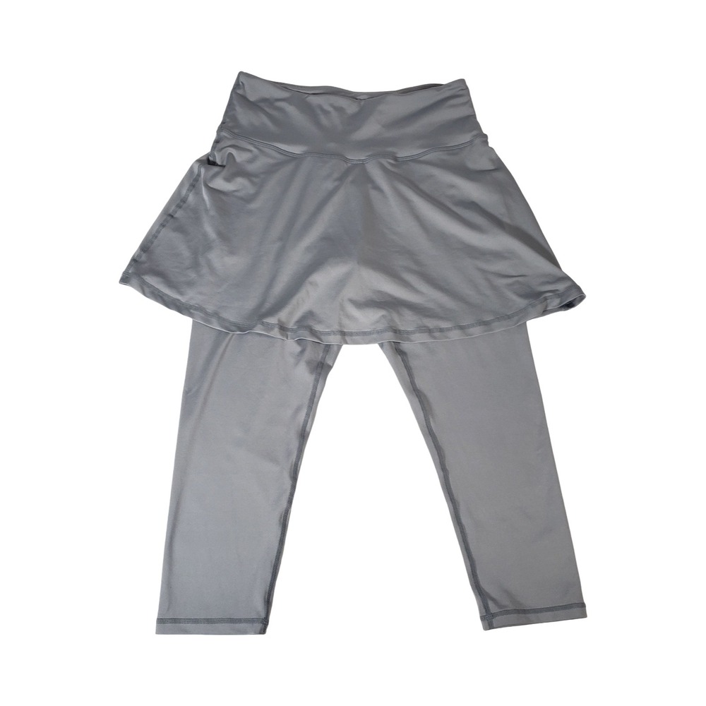 365 Days Gray Skirted Capri Leggings Skapri Athletic Tennis Skort Medium